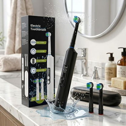 Brosse à dents électrique rechargeable Type-C avec affichage numérique